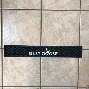 NEW Grey Goose Vodka Rubber Bar Rail Spill Mat - 24 in x 3 in - Barware 2013